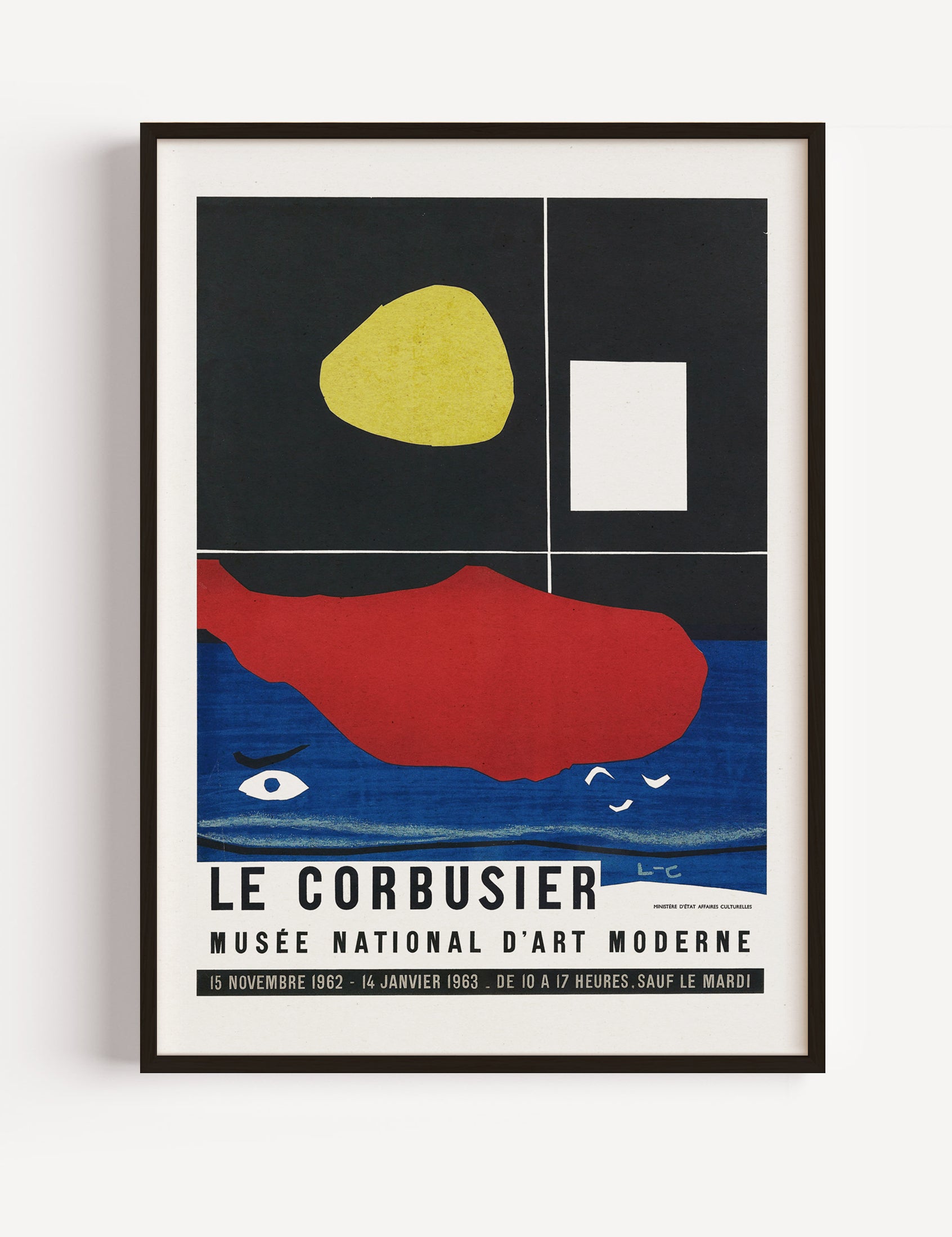 Le Corbusier Exhibition Poster 1963