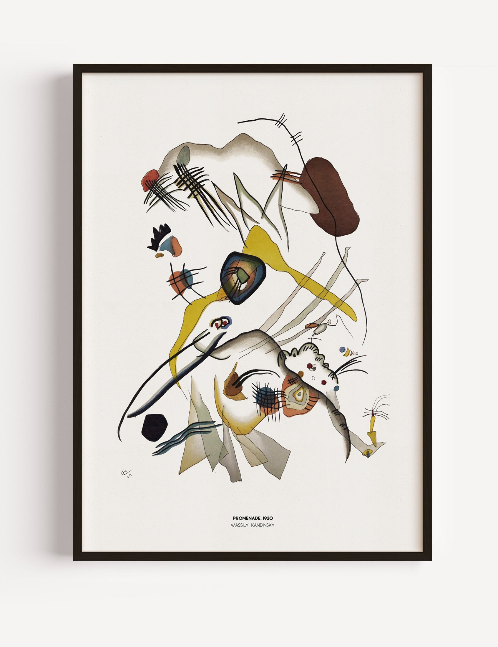 Promenade by Wassily Kandinsky 1920 Poster