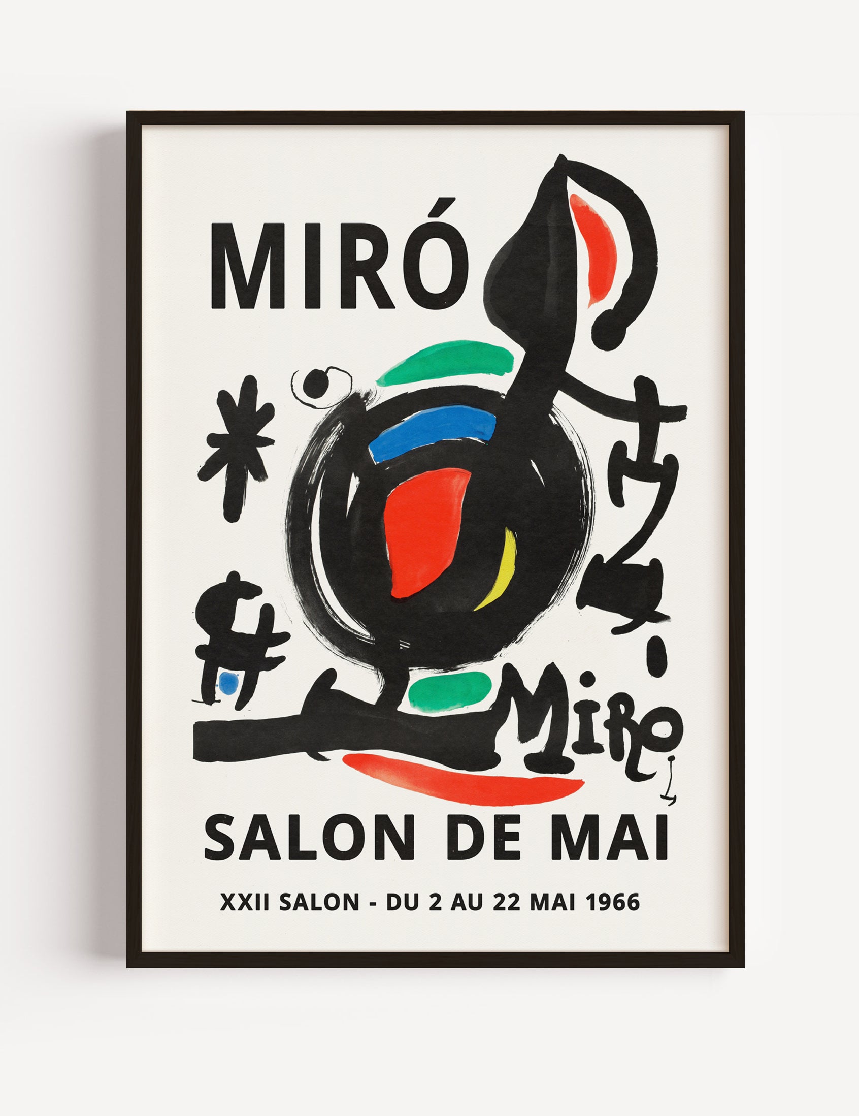Joan Miró Exhibition Poster 1966
