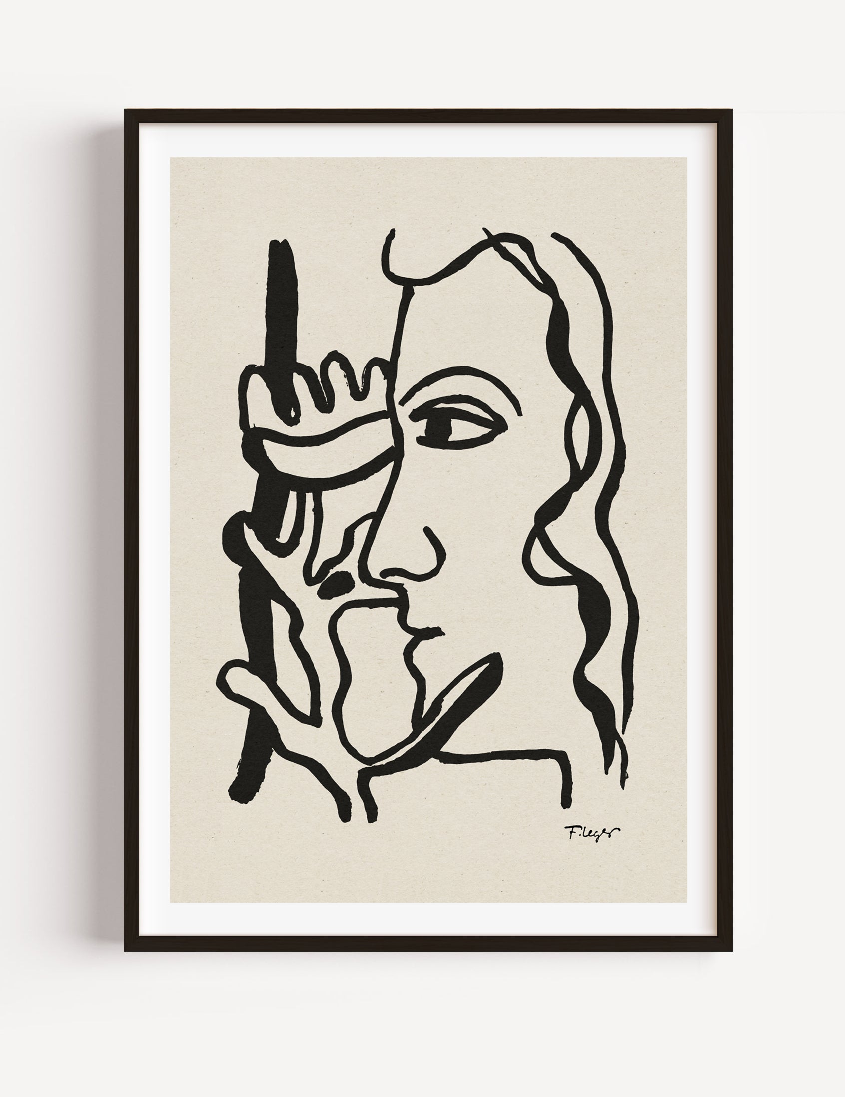 Art Woman by Fernand Léger poster