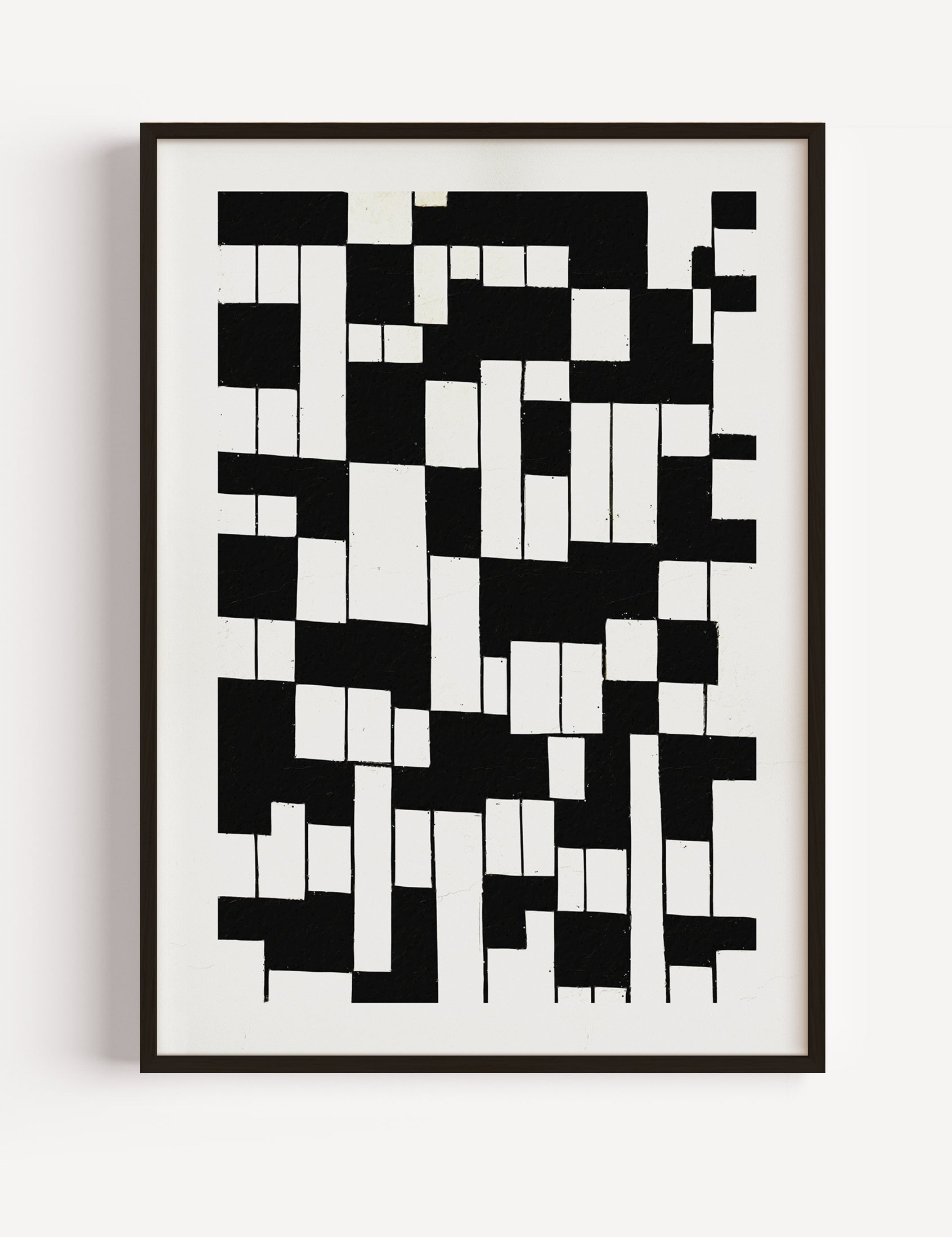 Black and White Abstraction, Studio Manufaktura Poster