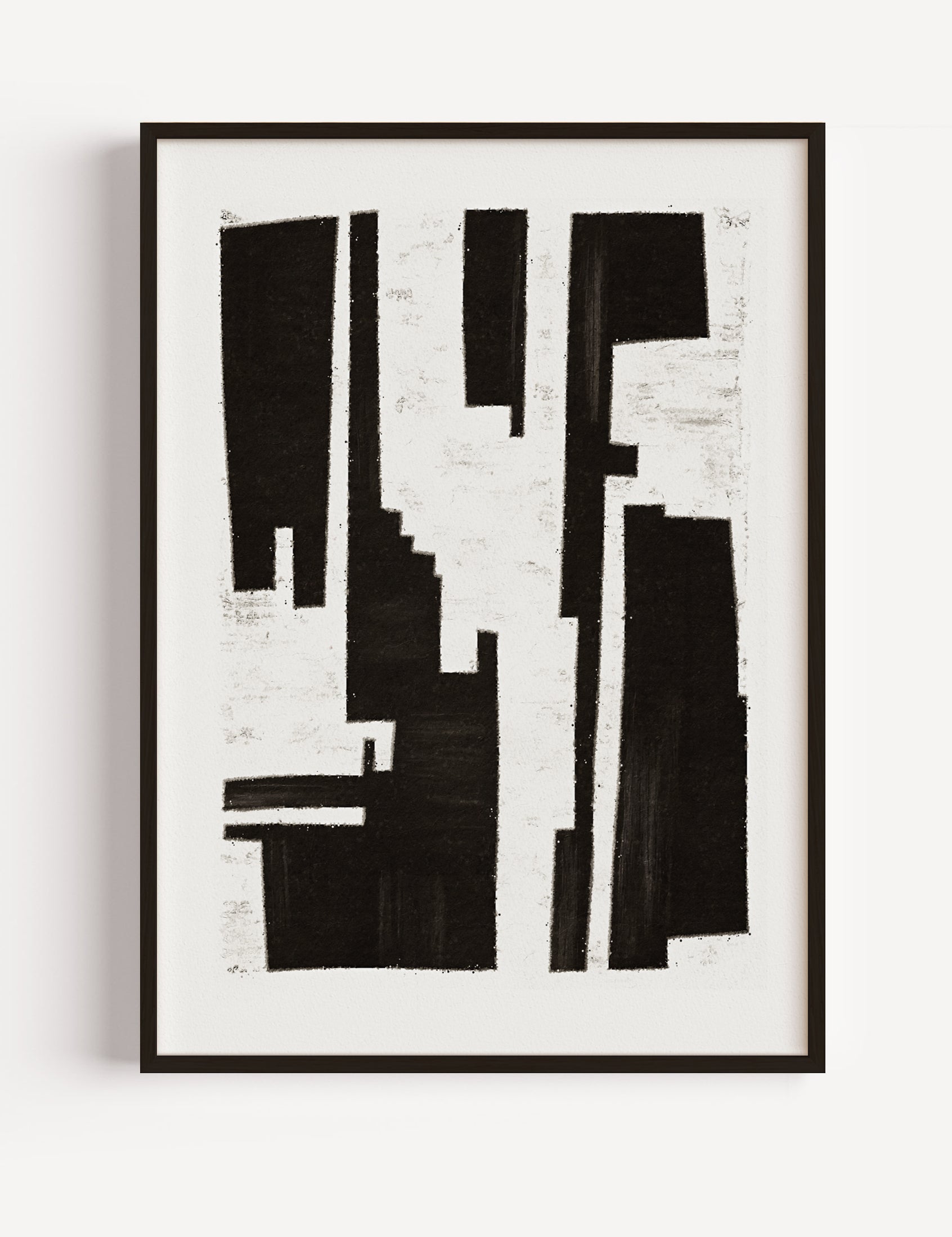Black and white abstraction  N7, Studio Manufaktura Poster