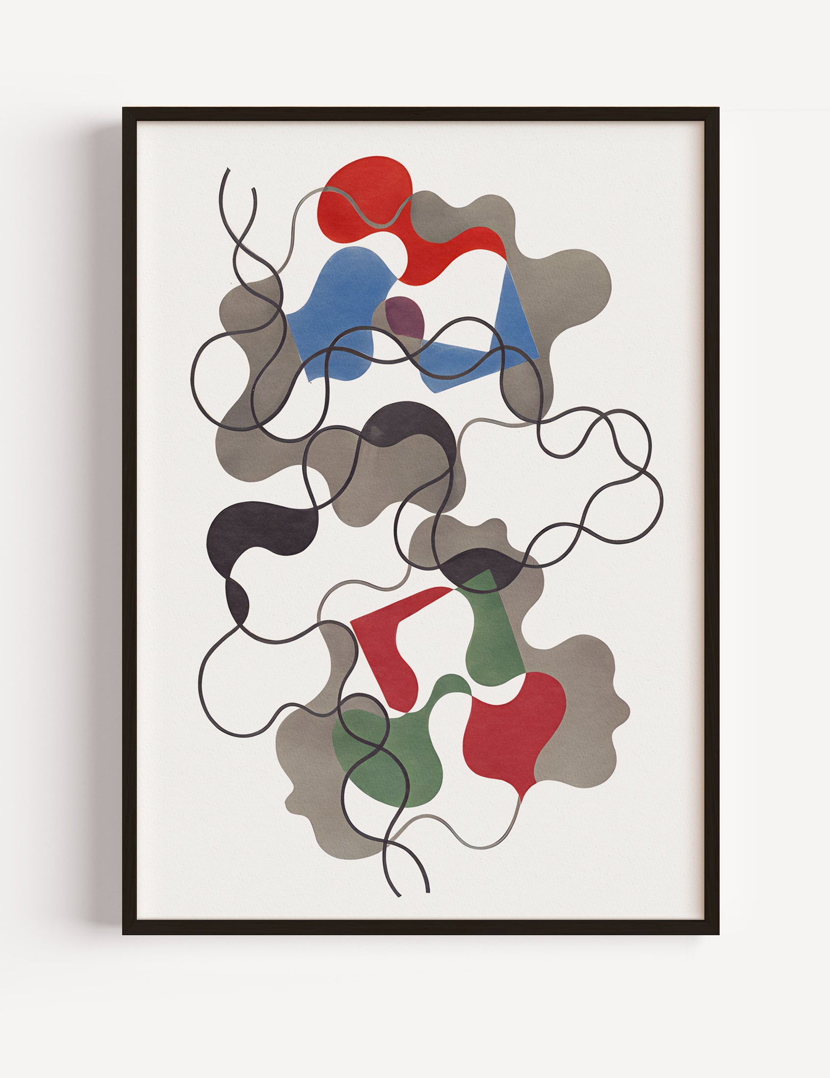 Lines of Summer  N2 by Sophie Taeuber-Arp Poster