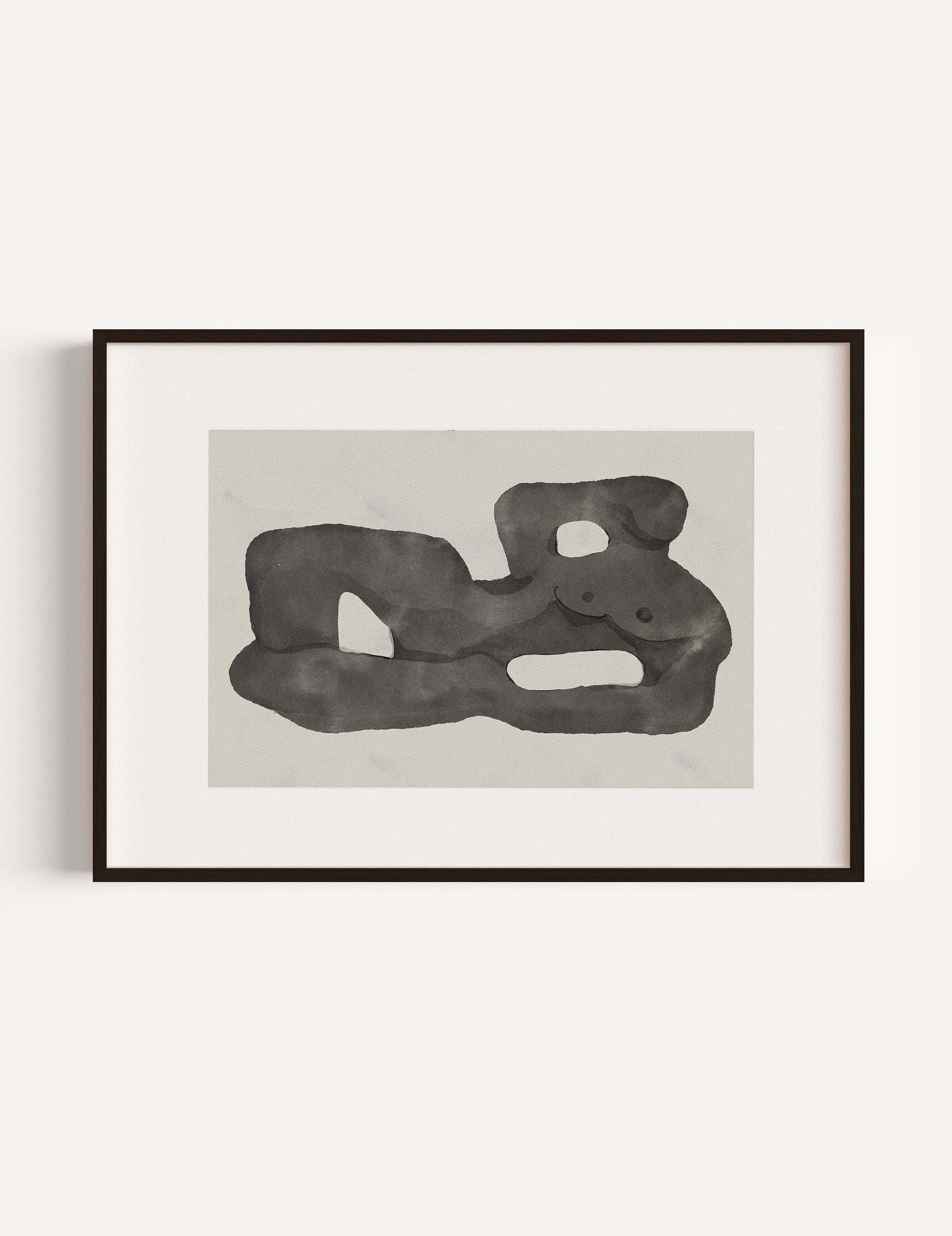 Posing Woman after Henry Moore Poster