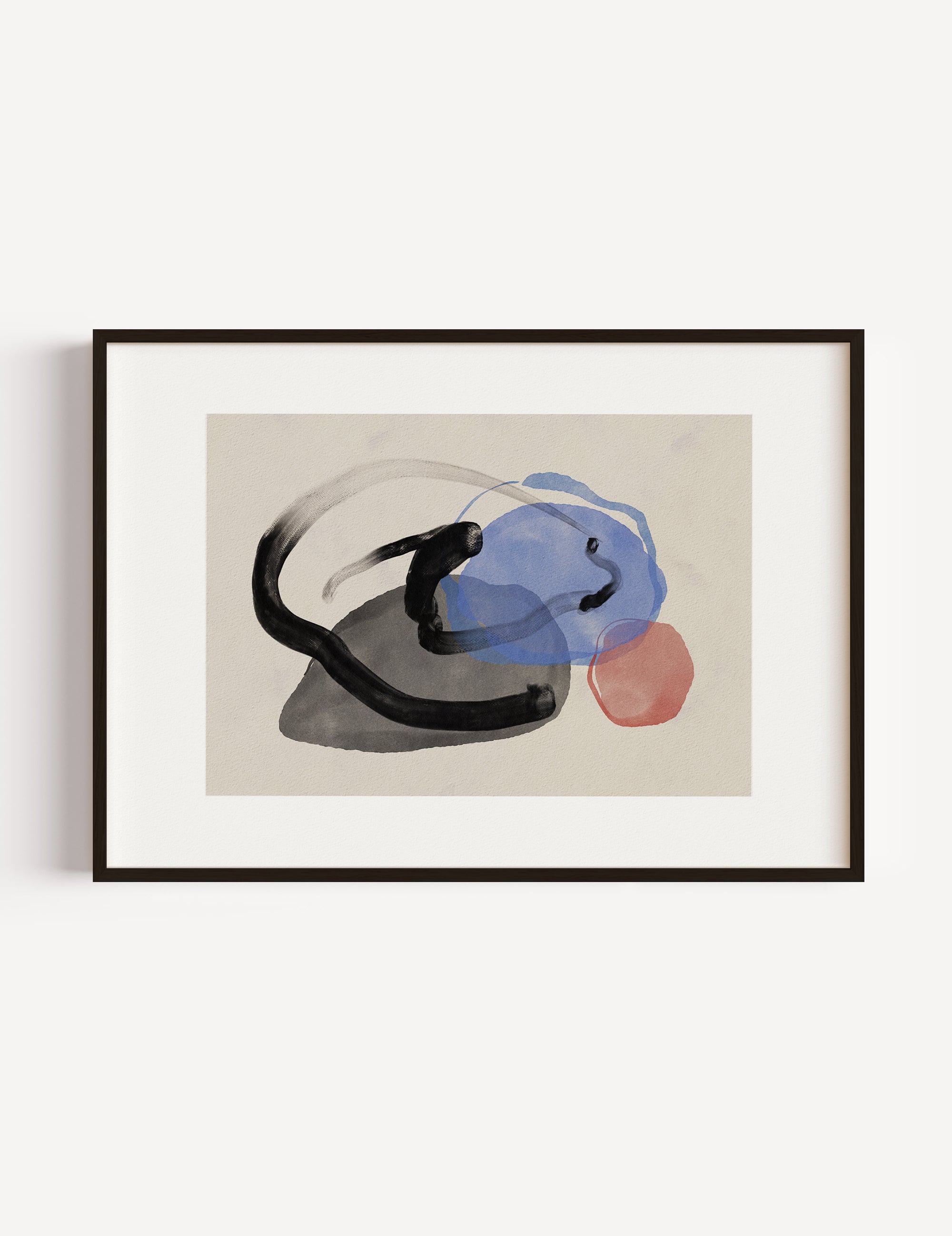 Abstraction Japan Poster