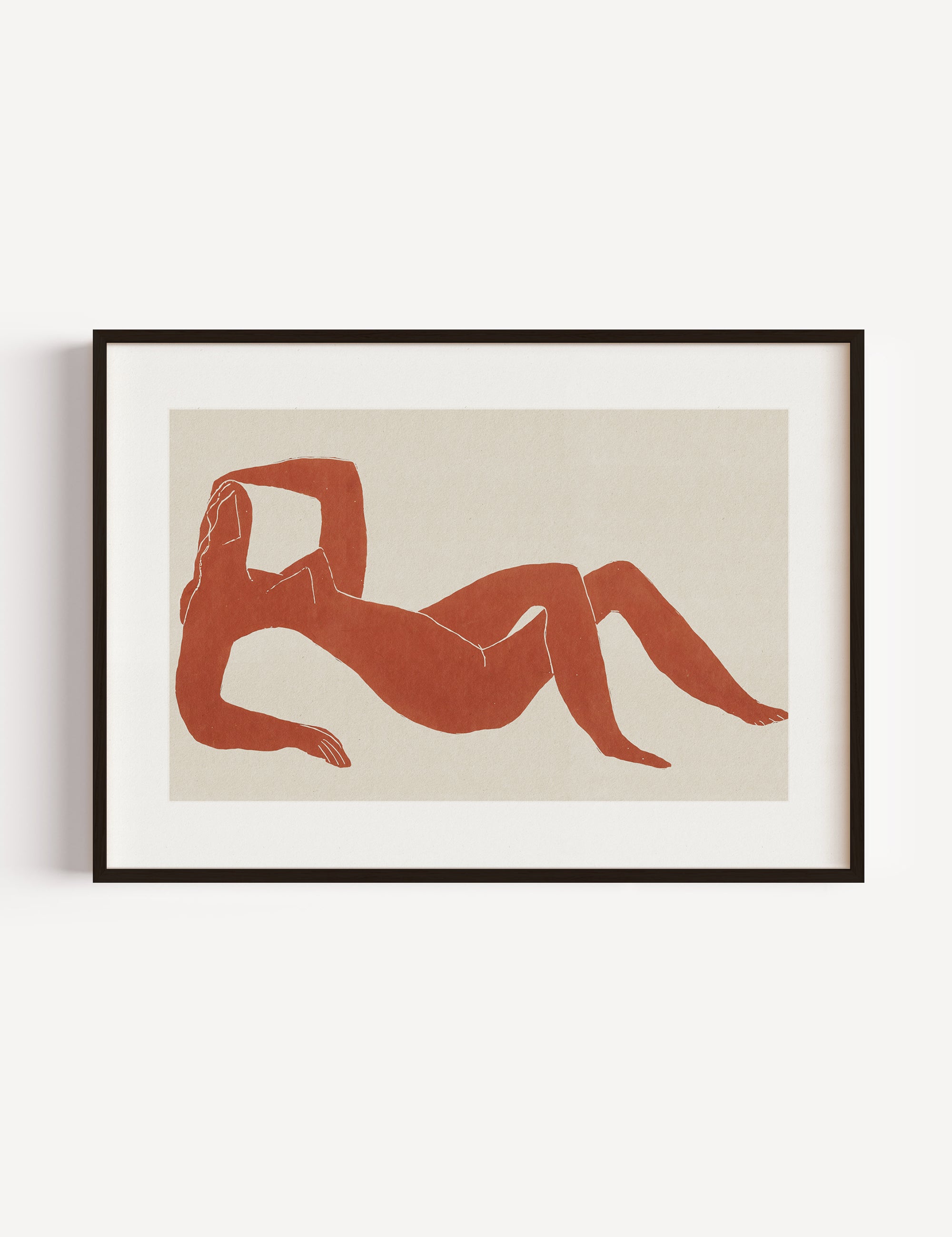 Laying Woman by Henri Laurens Poster