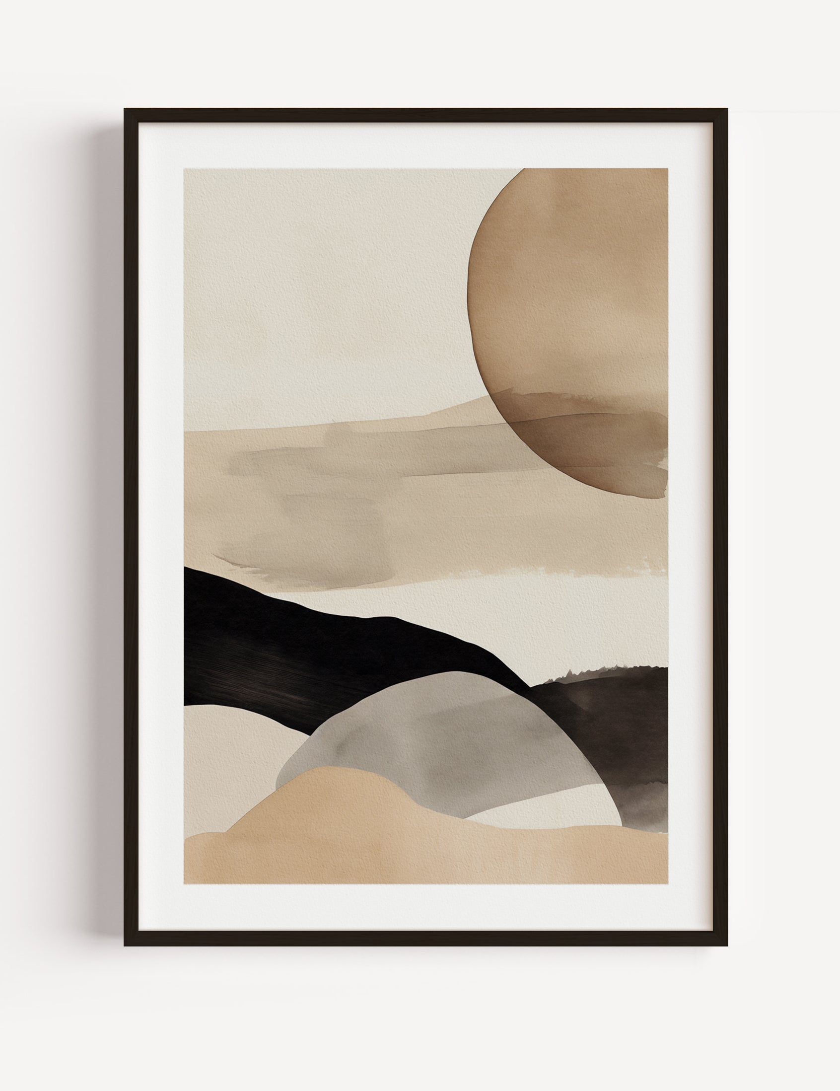 Abstract Shapes in Colours of Nature IV Poster