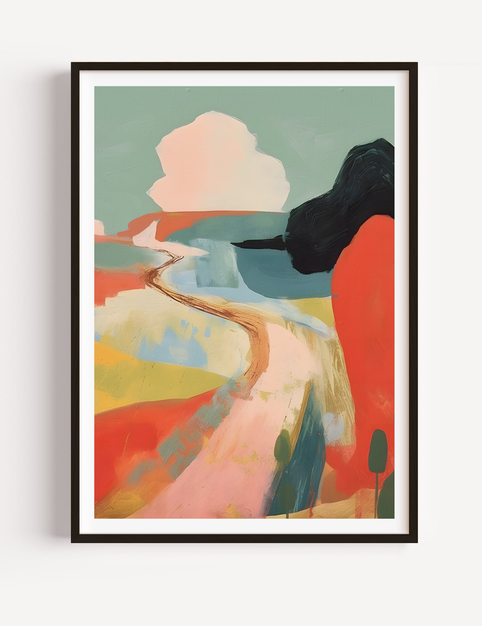 Abstract Lanscape “Summer” II Poster