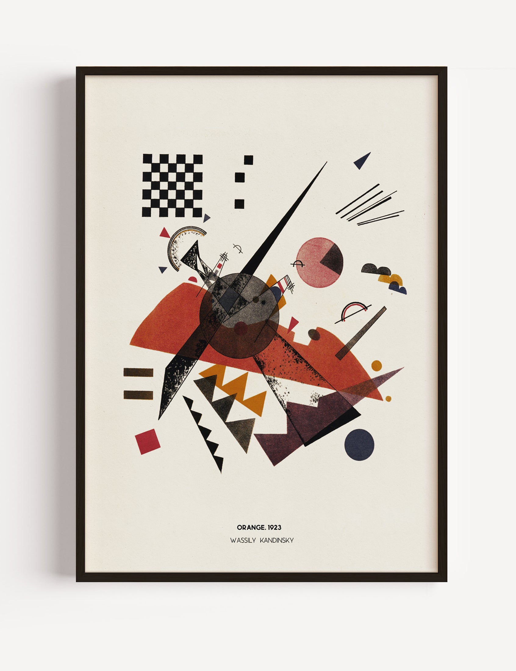 Wassily Kandinsky, Orange, 1923 Poster