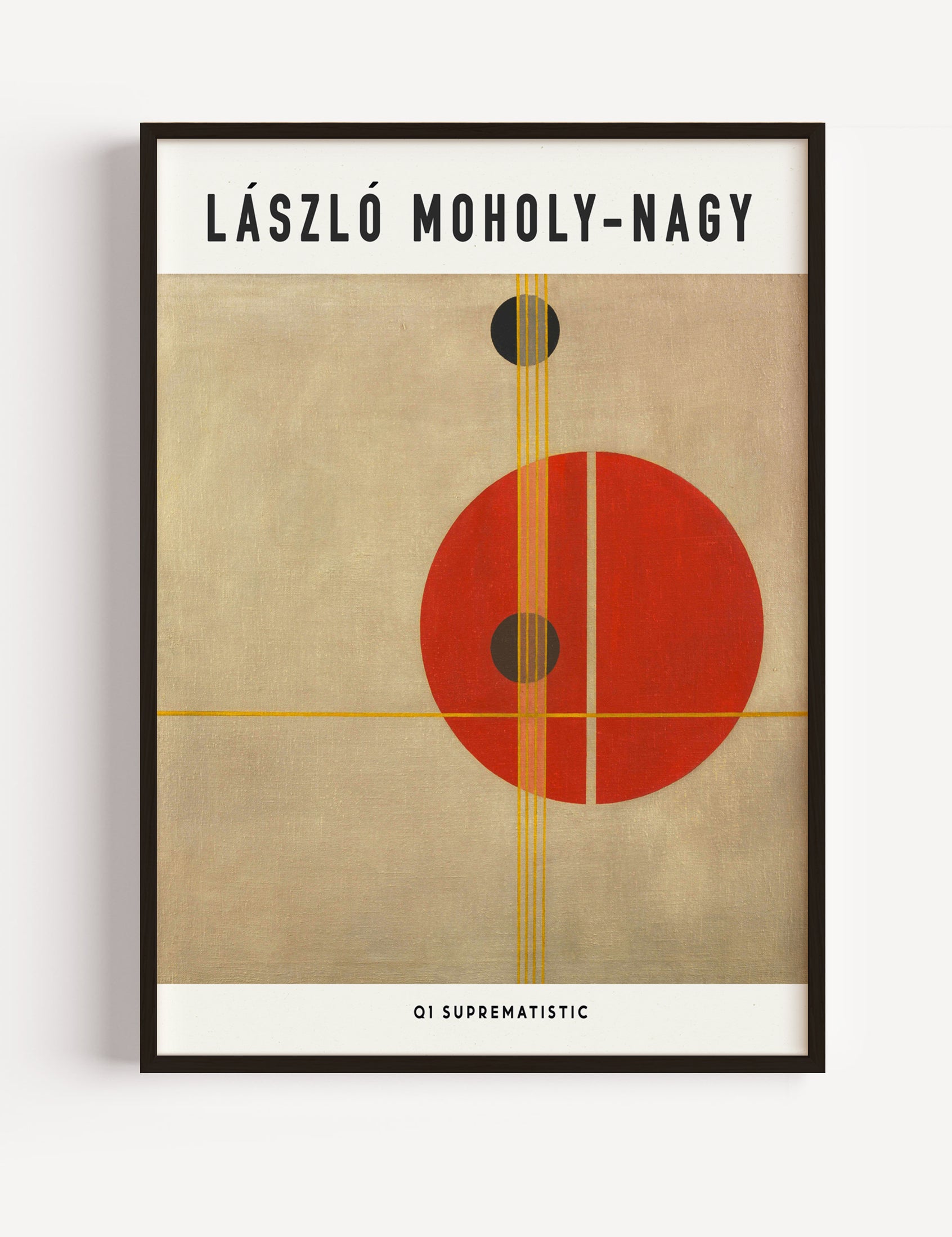Q1 by László Moholy-Nagy Poster